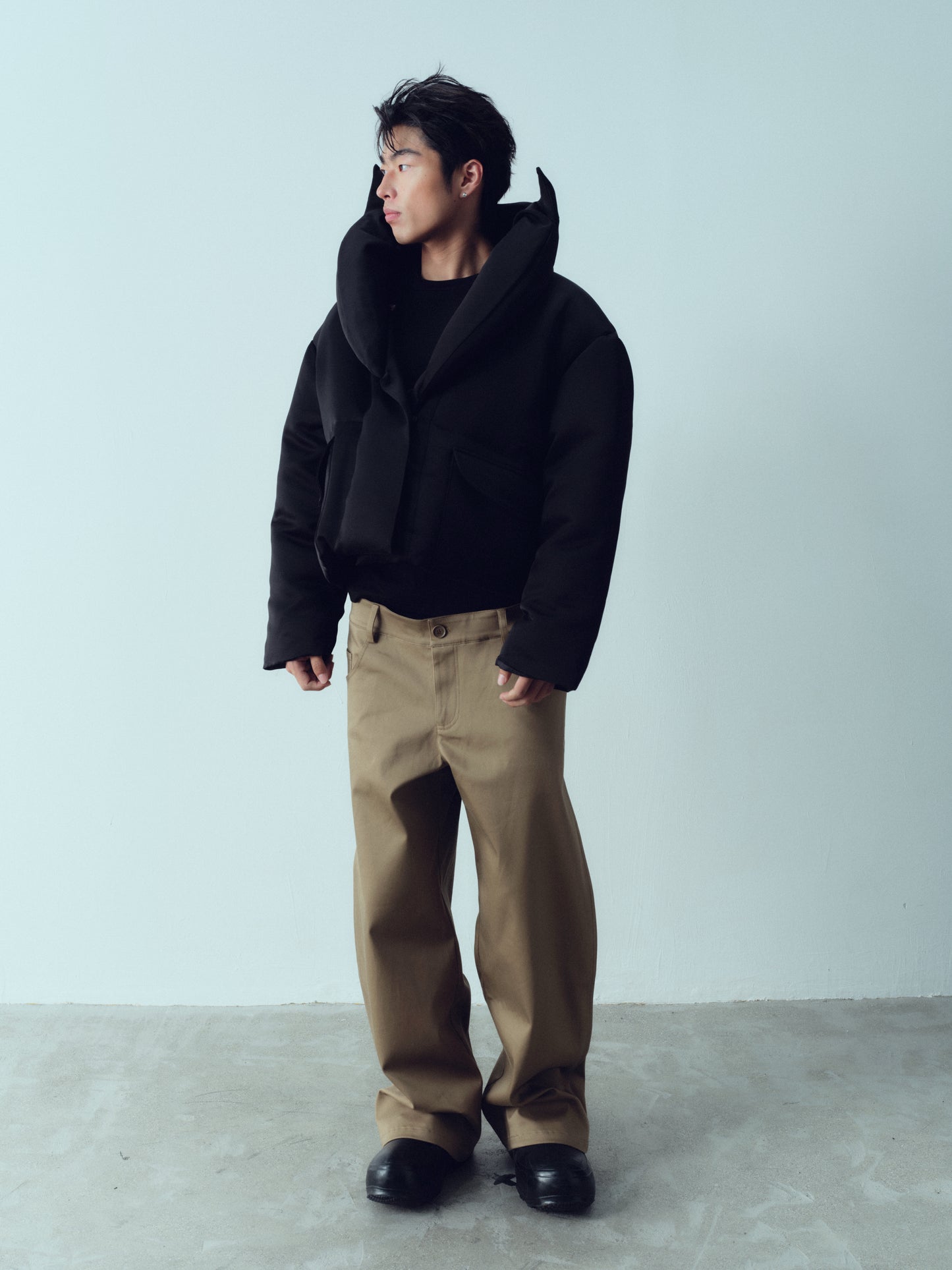 Short-Sleeved Down Jacket "Little Demon"