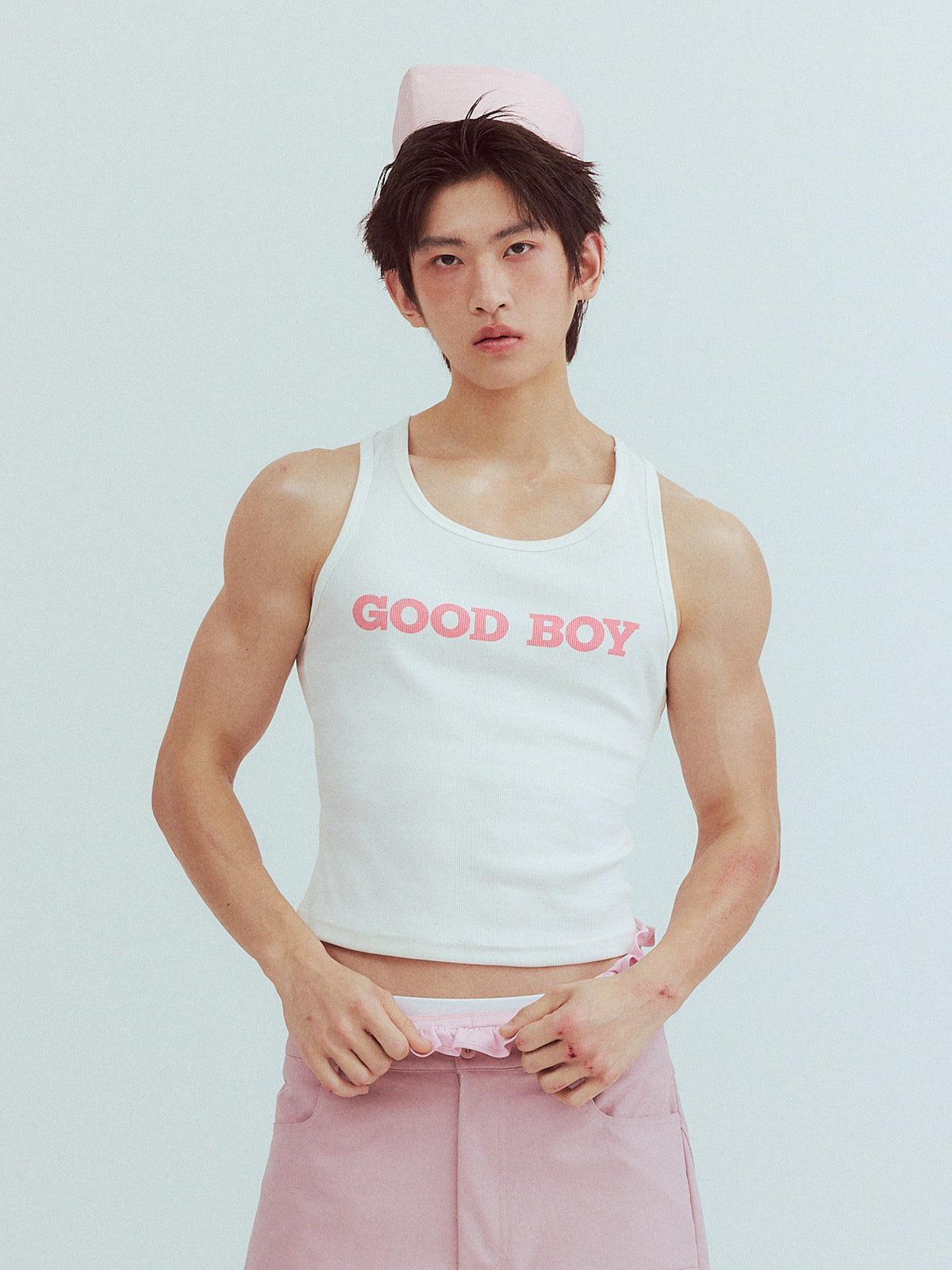 "Good Boy" pink vest