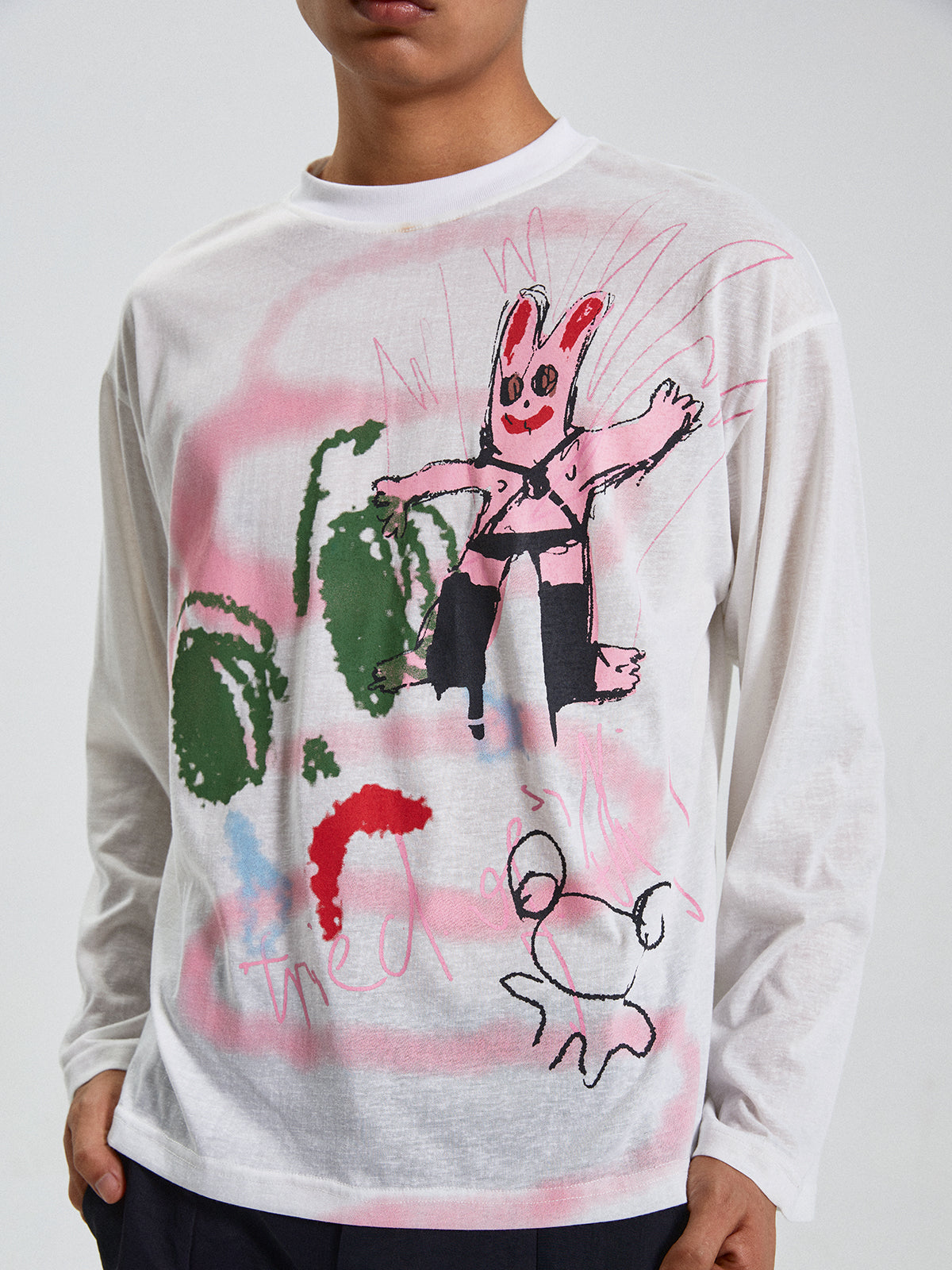 Graffiti SM Bear Long Sleeve T-shirt