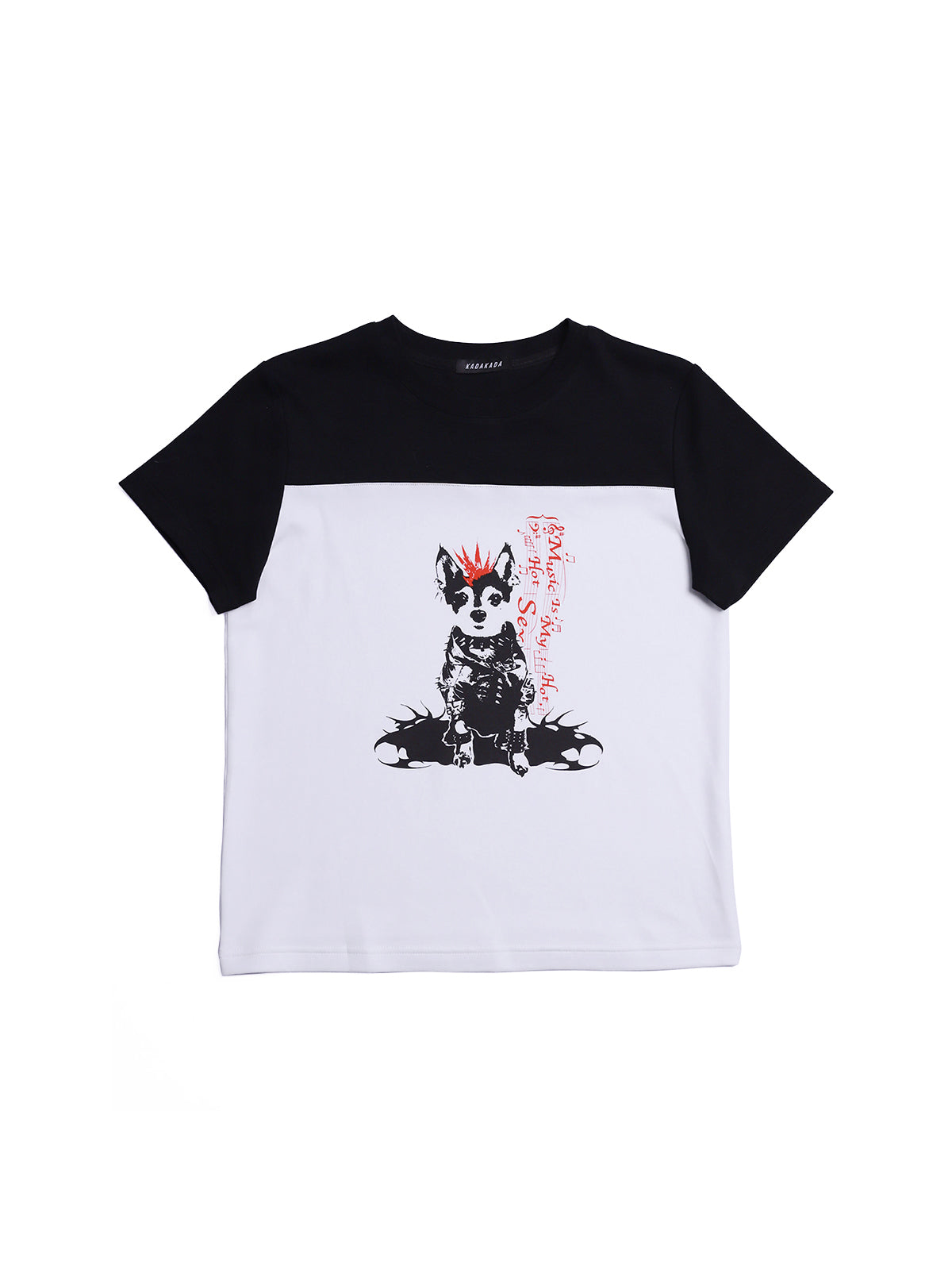 Punk Dog Printed T-shirt