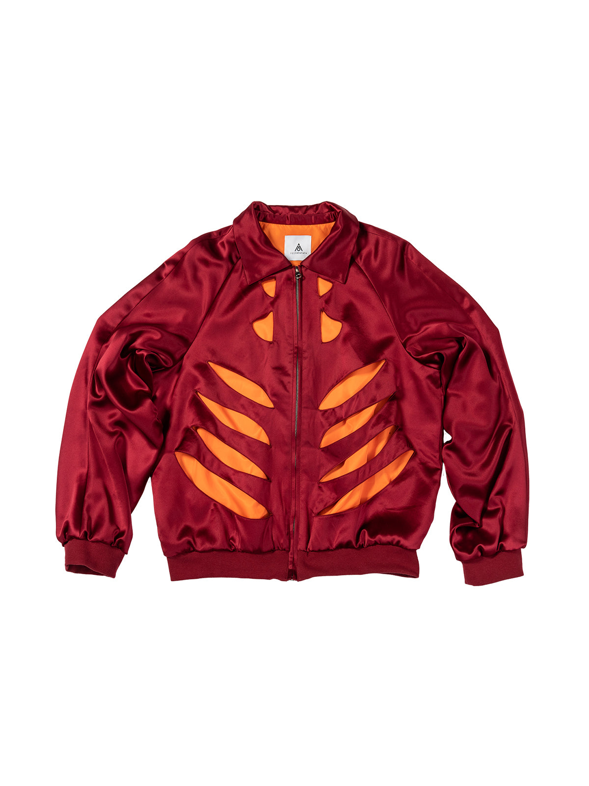 Skeleton hollowed out air force jacket