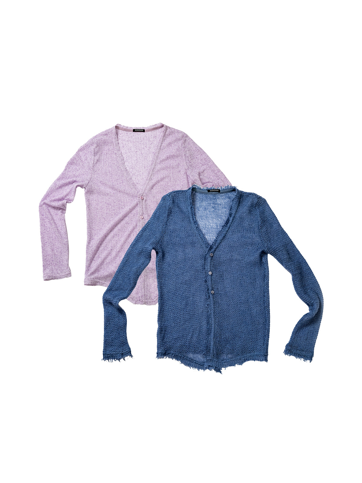 Hollow knit cardigan