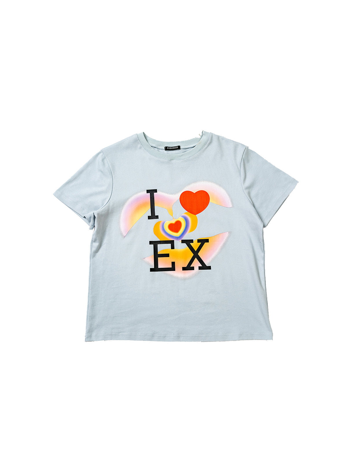 I love my ex's light blue T-shirt