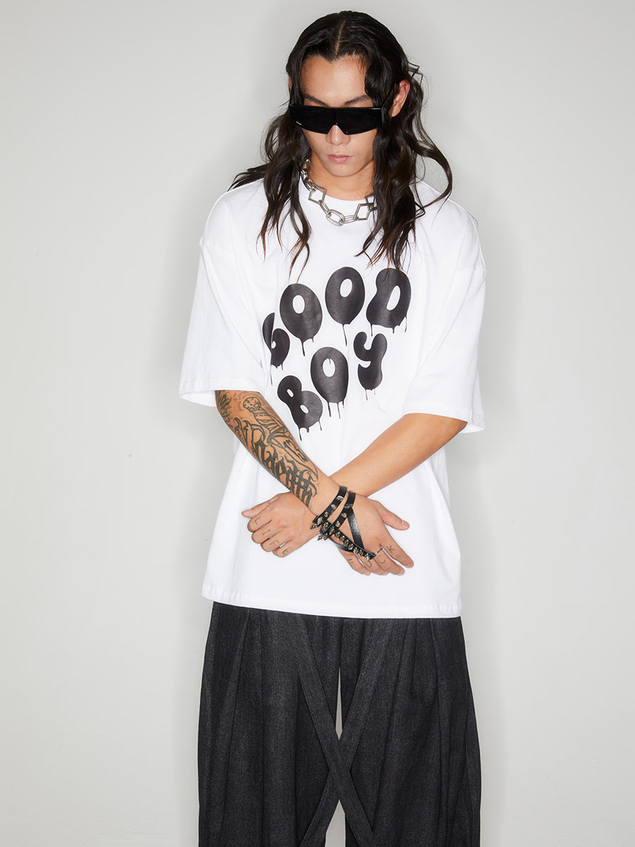 Vintage Rivet Print White