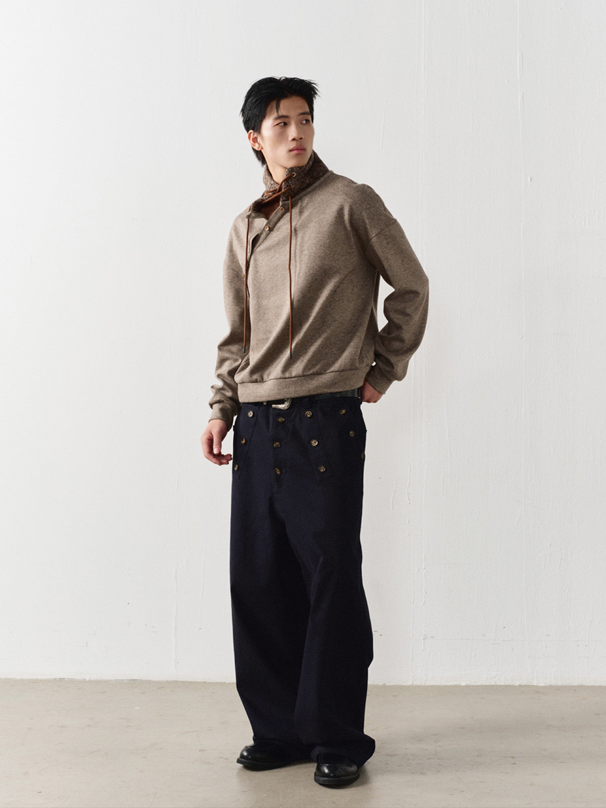 Double-layer cargo pants