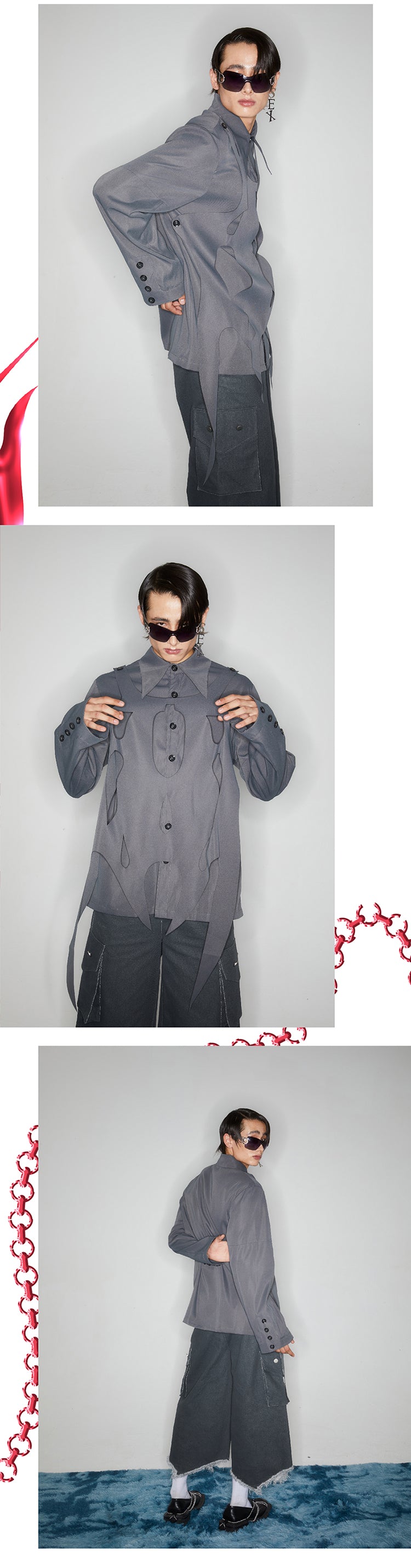 Alien Burnt Grey Shirt