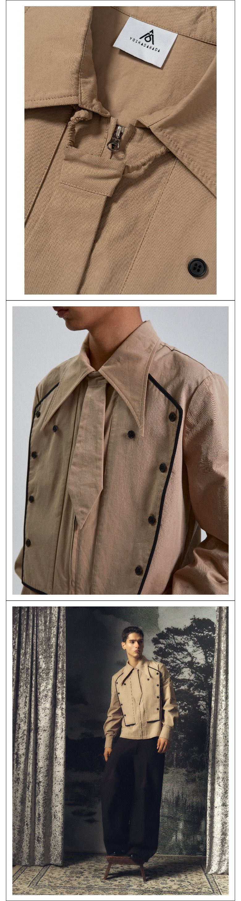 Palace style knight tie shirt