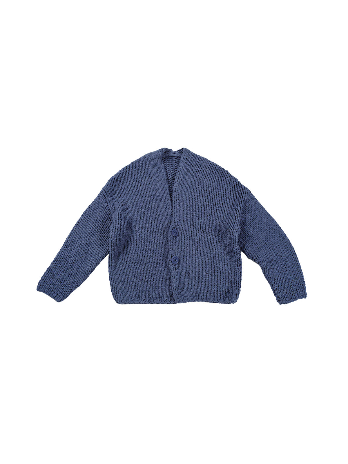 Chunky knit oversized button sweater