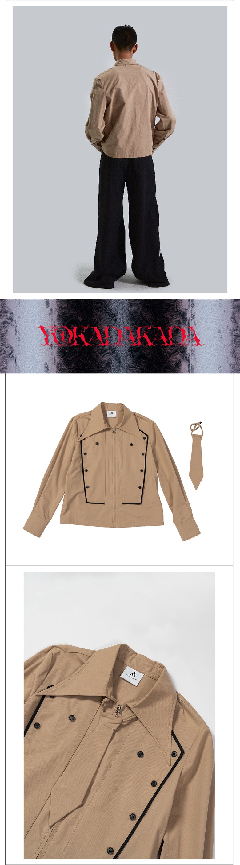 Palace style knight tie shirt