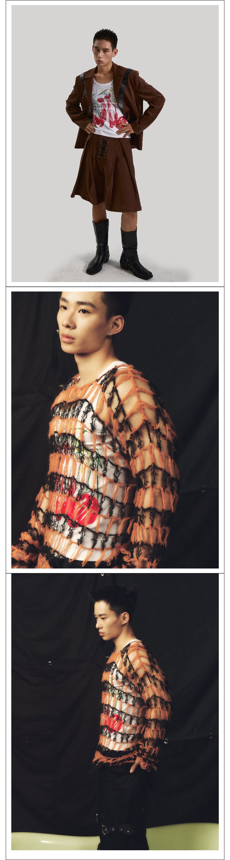 Cherry Graffiti Short Stroke Tank Top