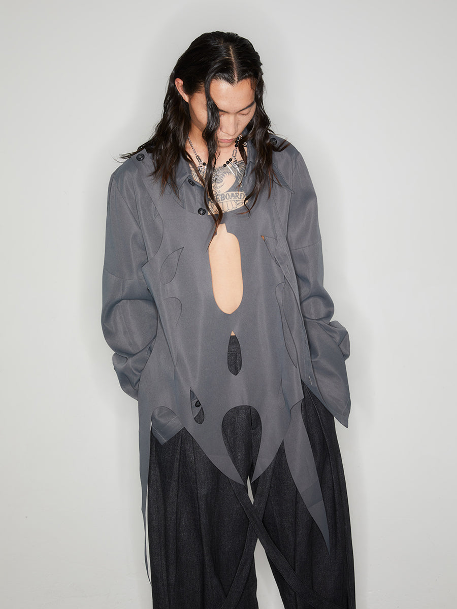 Alien Burnt Grey Shirt