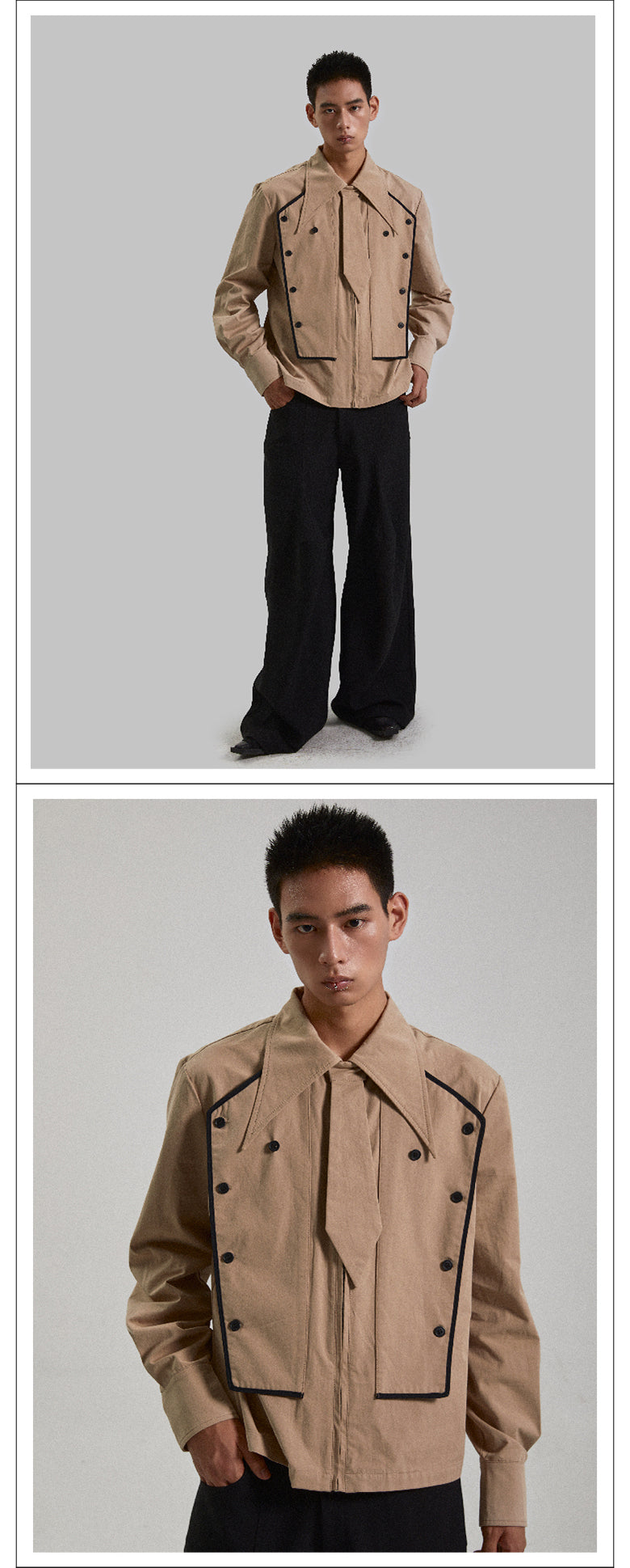 Palace style knight tie shirt