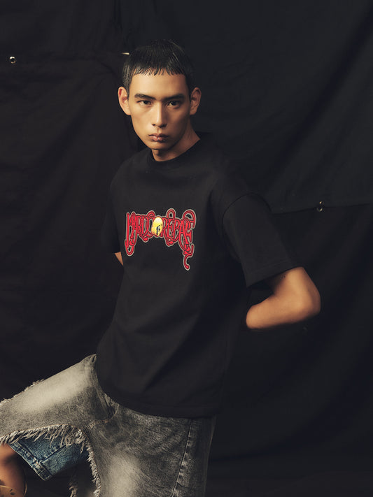 Letter Pistol Black T-shirt