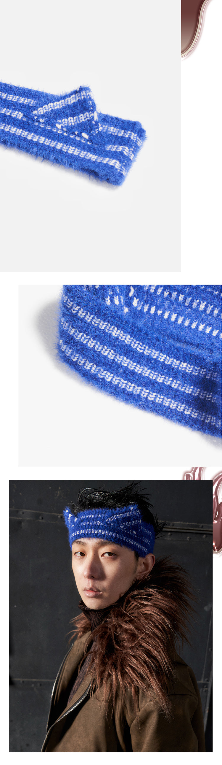 Blue Cat's ears hair band