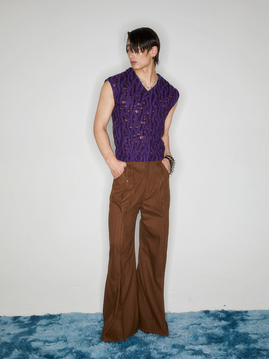 Workwear flared pants