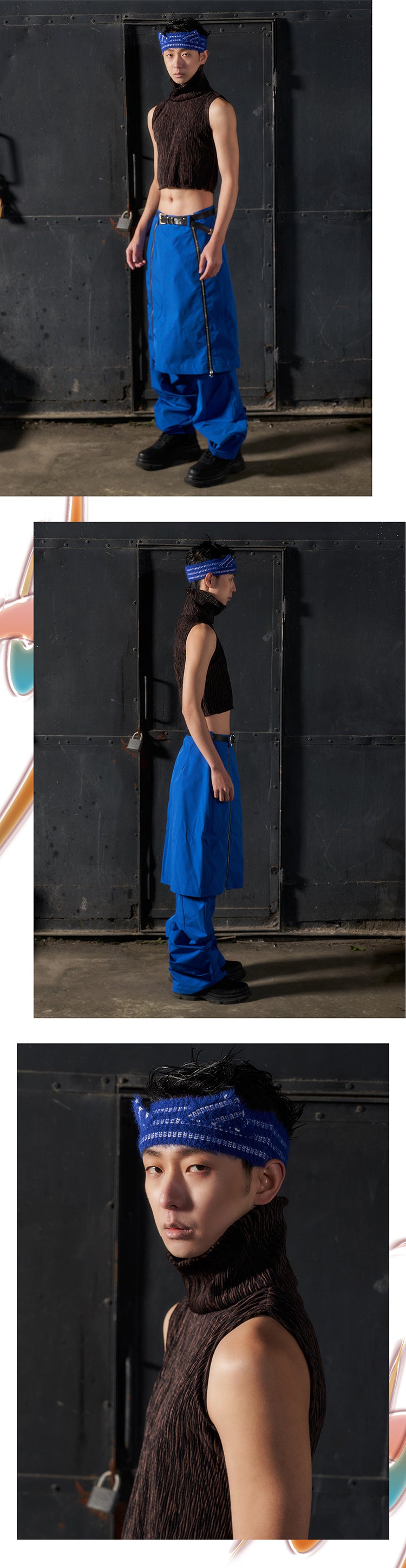 Blue Cat's ears hair band