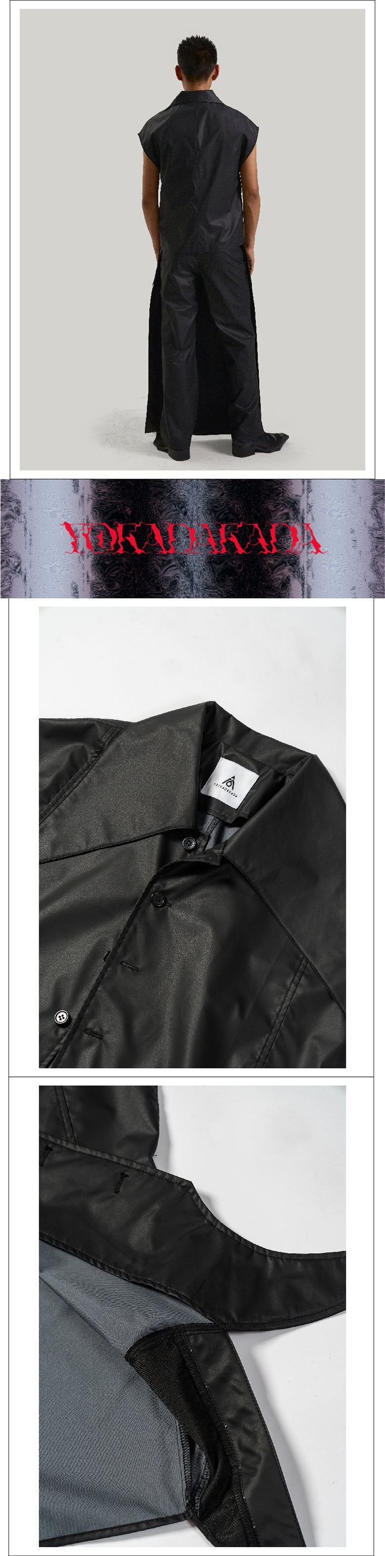 Black irregular hem sleeveless top