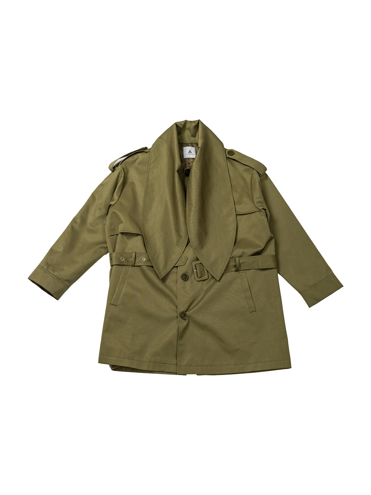 Big bow tie silhouette windbreaker jacket