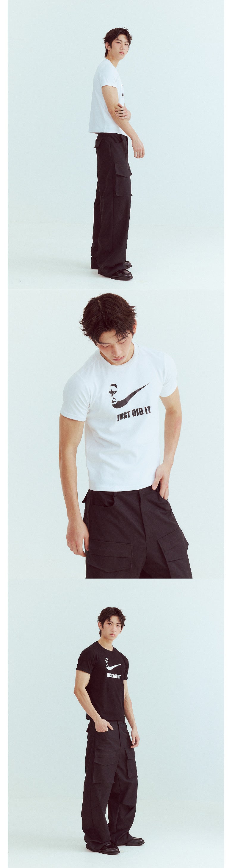 "I've done it" slim-fitting elastic T-shirt