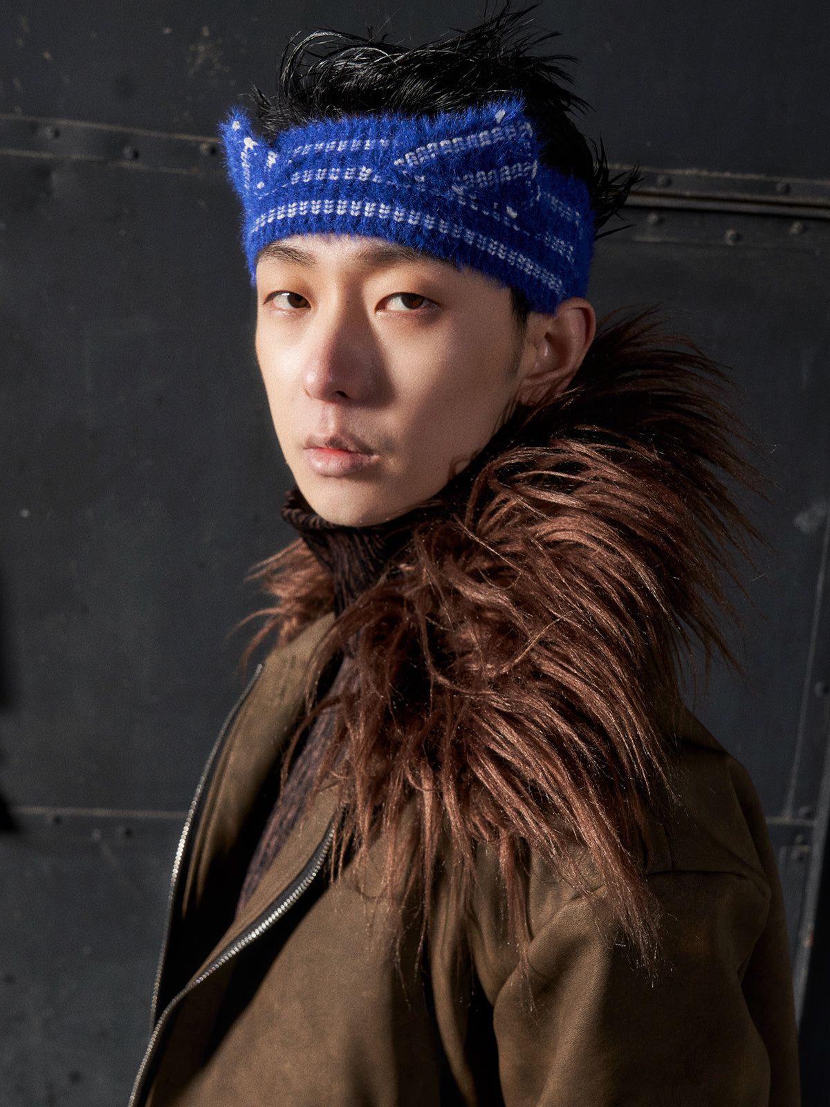 Blue Cat's ears hair band