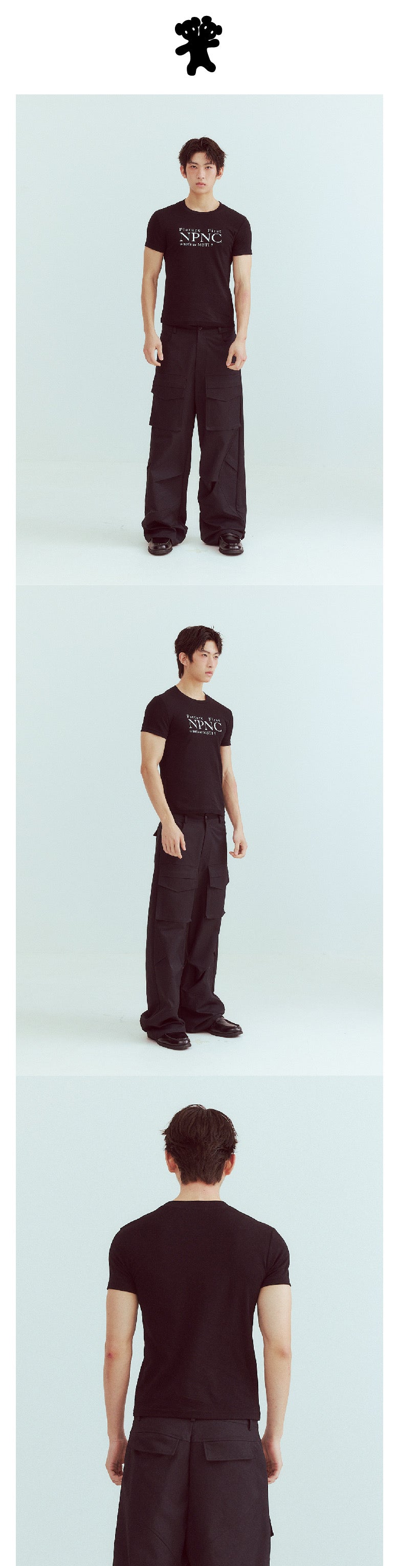 "No license, no return" tight elastic T-shirt