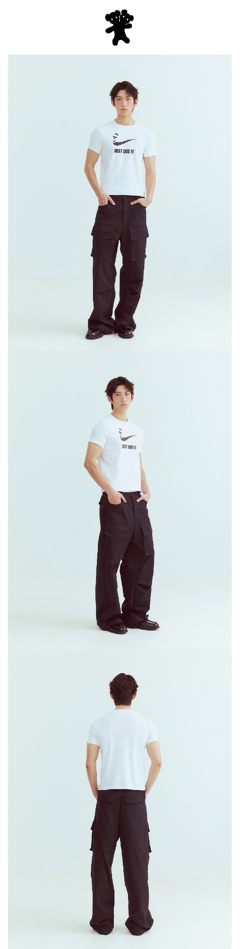 "I've done it" slim-fitting elastic T-shirt