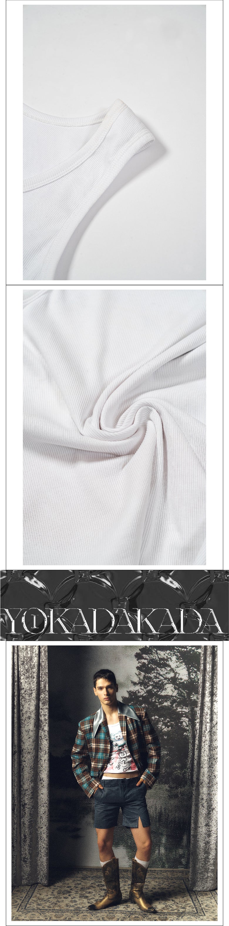 Small Animal Graffiti Short Stroke Tank Top