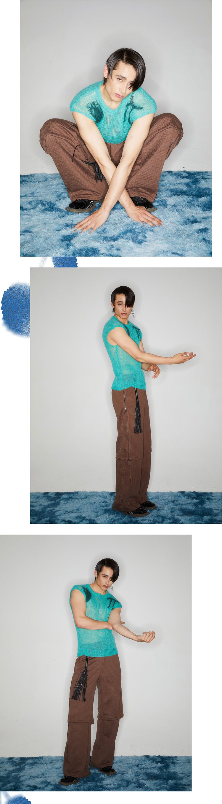 Hollow out sleeveless sweater