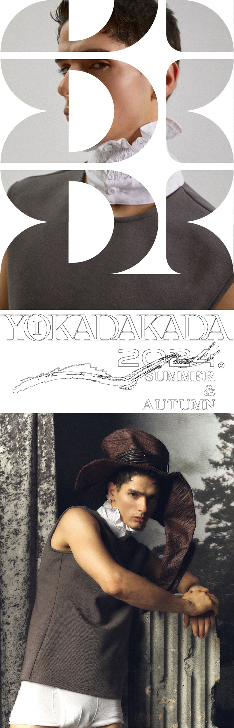 Palace White Shirt Collar Sleeveless T-shirt