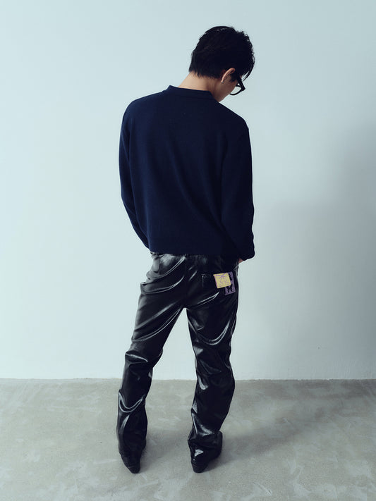 Tagme Artificial Leather Pants