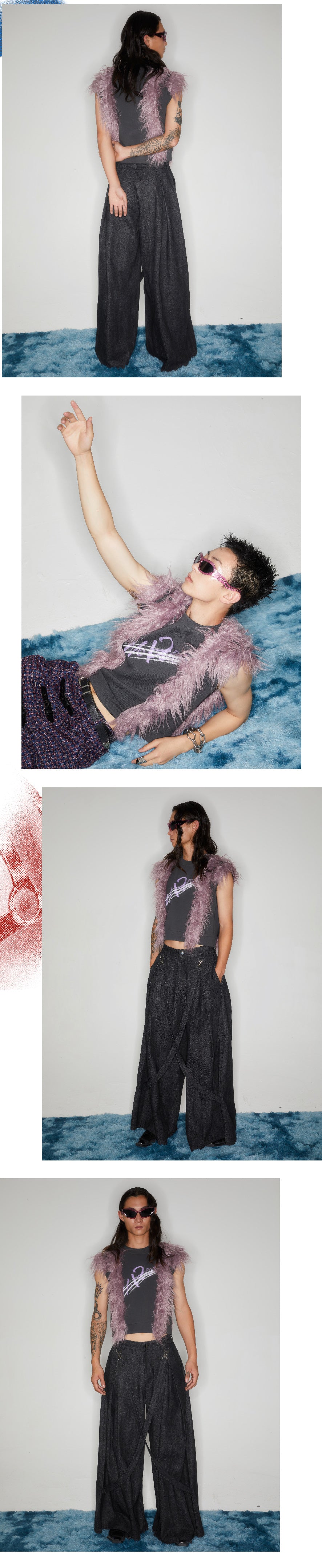 Mao Mao Printed Sleeveless Top