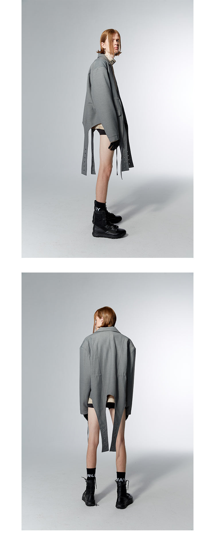 Silhouette suit coat