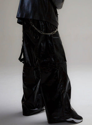 Silhouette wide leg pants