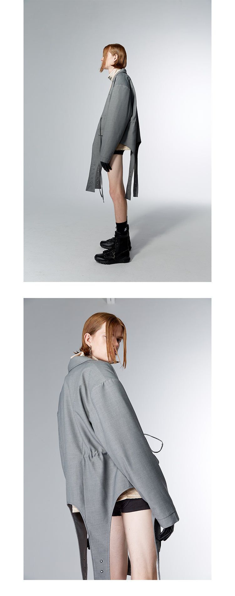 Silhouette suit coat