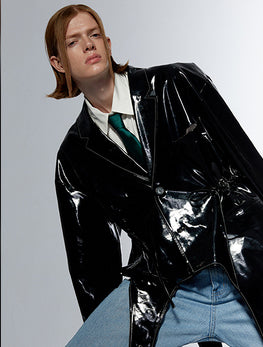 Silhouette suit coat