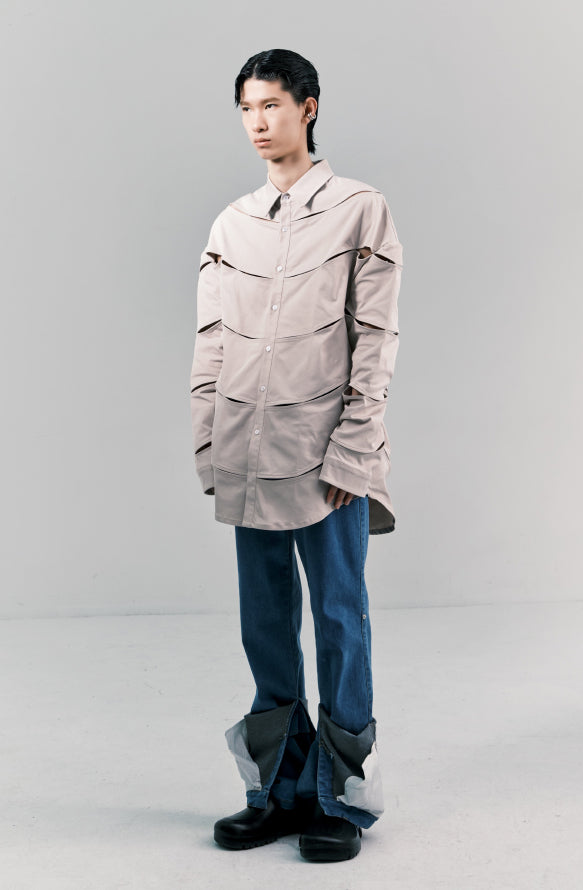 Multi panel loose shirt