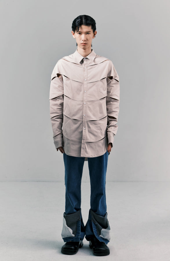 Multi panel loose shirt