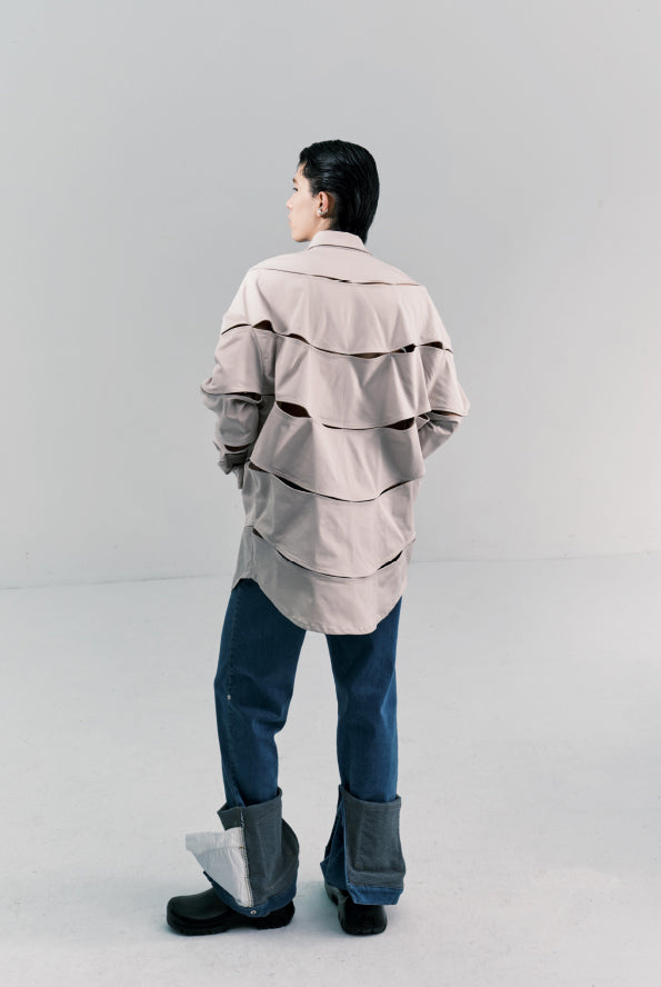 Multi panel loose shirt