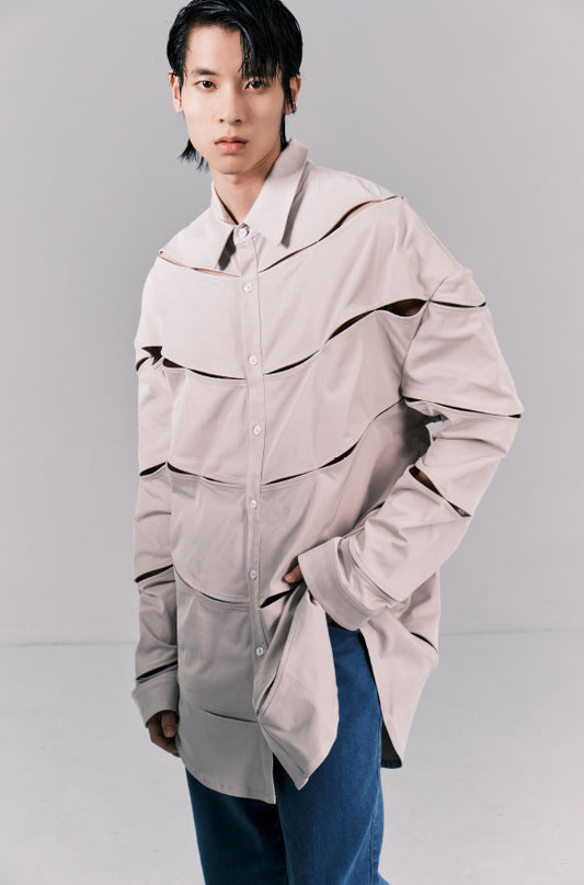 Multi panel loose shirt
