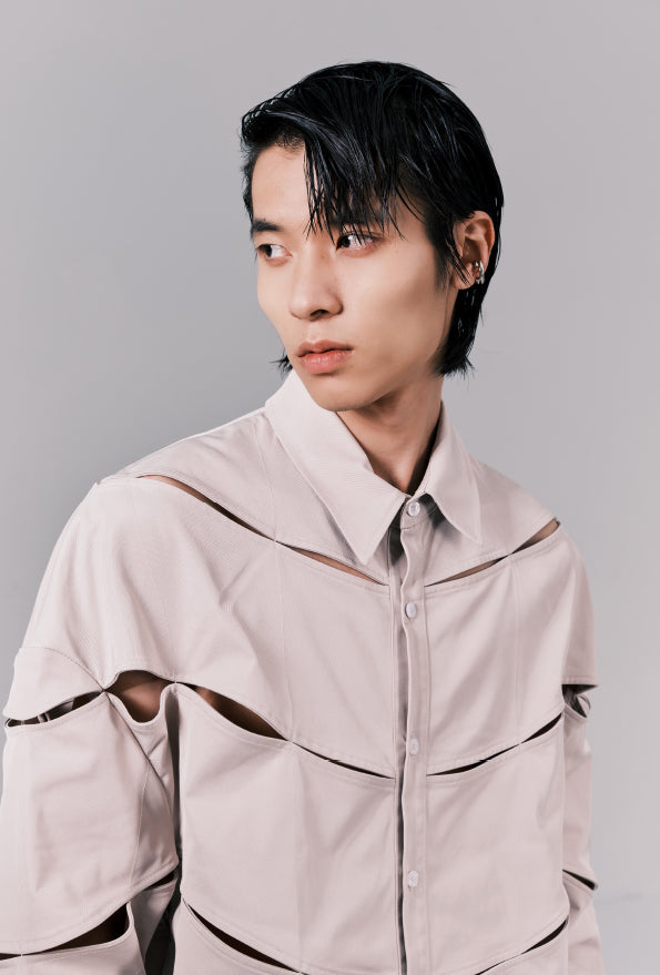 Multi panel loose shirt