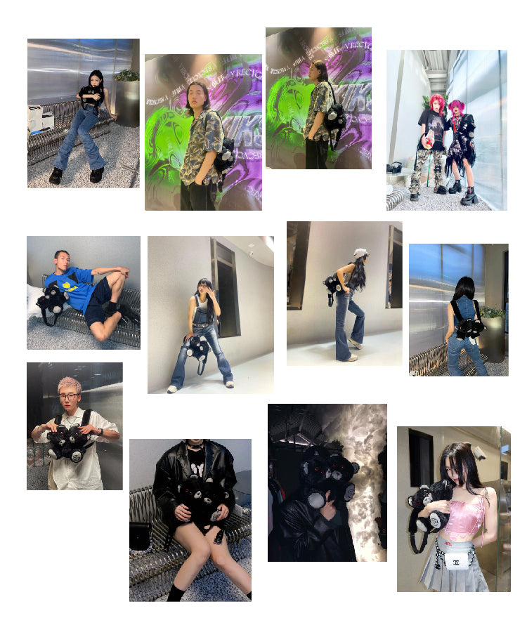 Two headed bear backpack