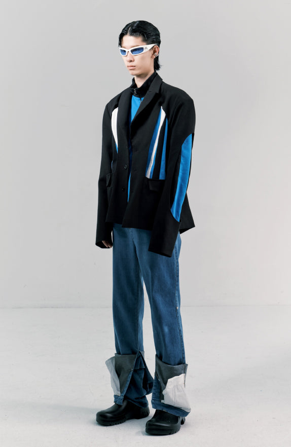 Vintage patchwork sportswear