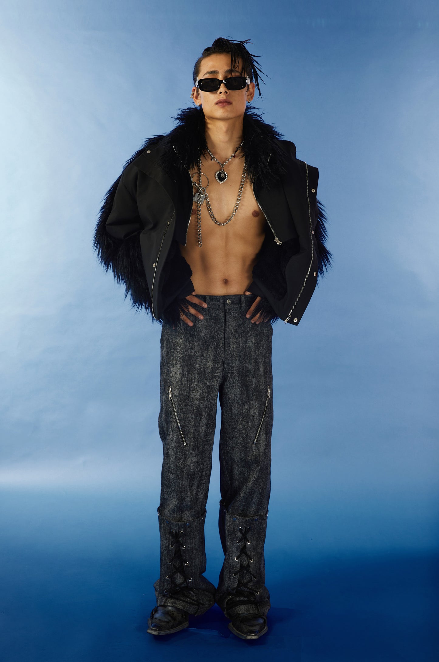 Silhouette cotton coat