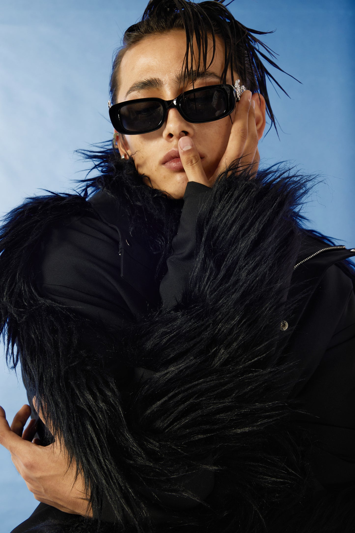 Silhouette cotton coat