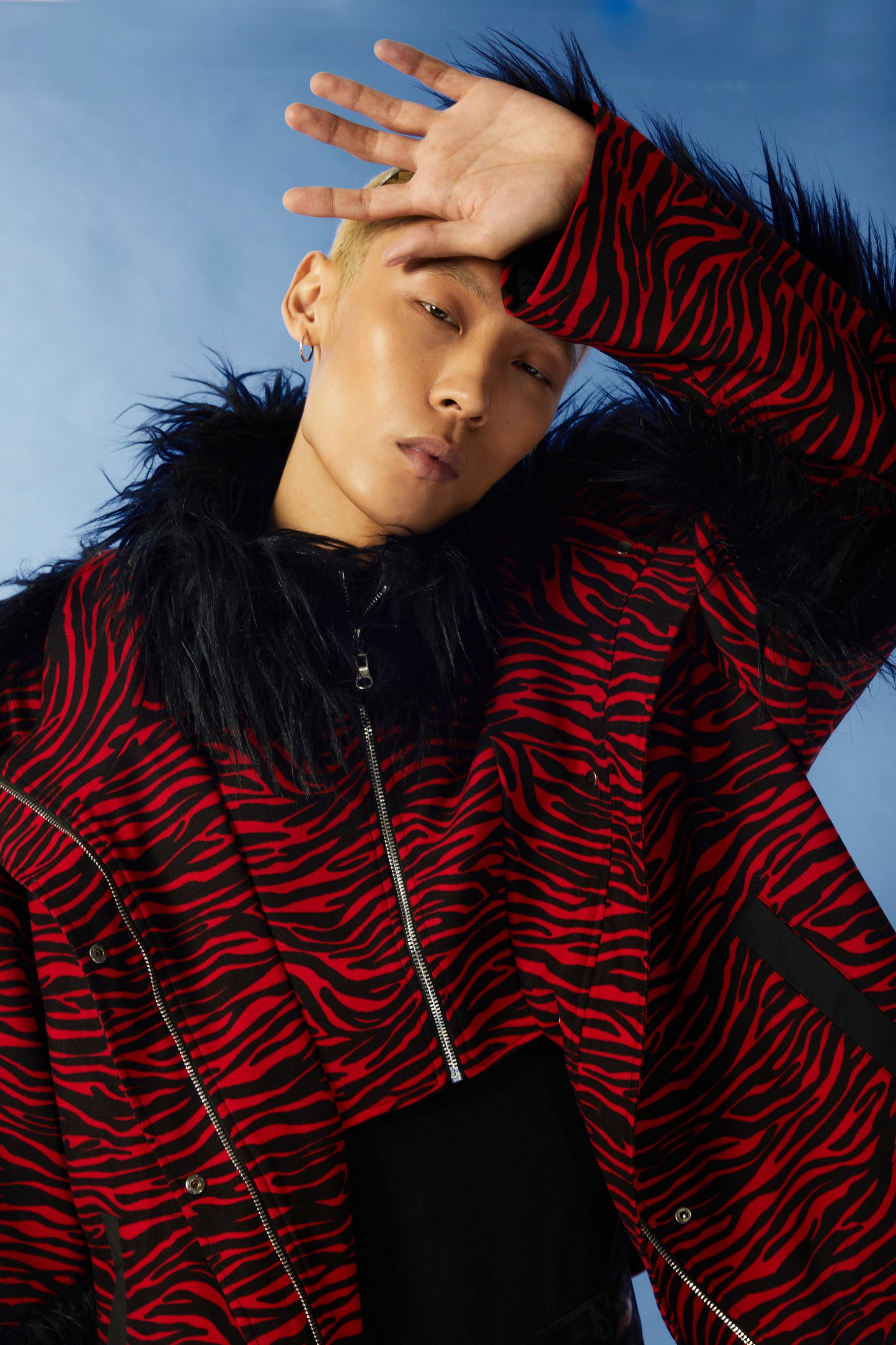 Silhouette cotton coat