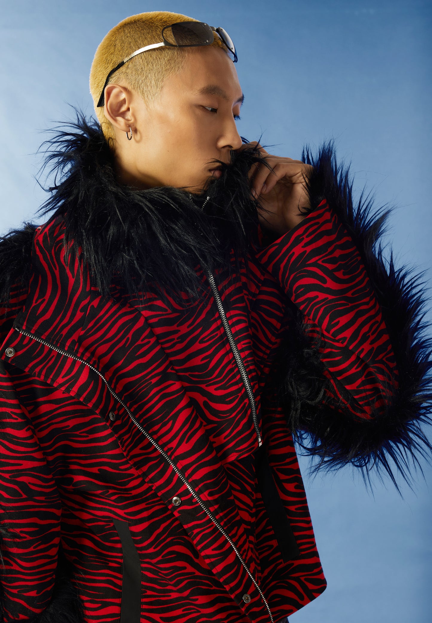 Silhouette cotton coat