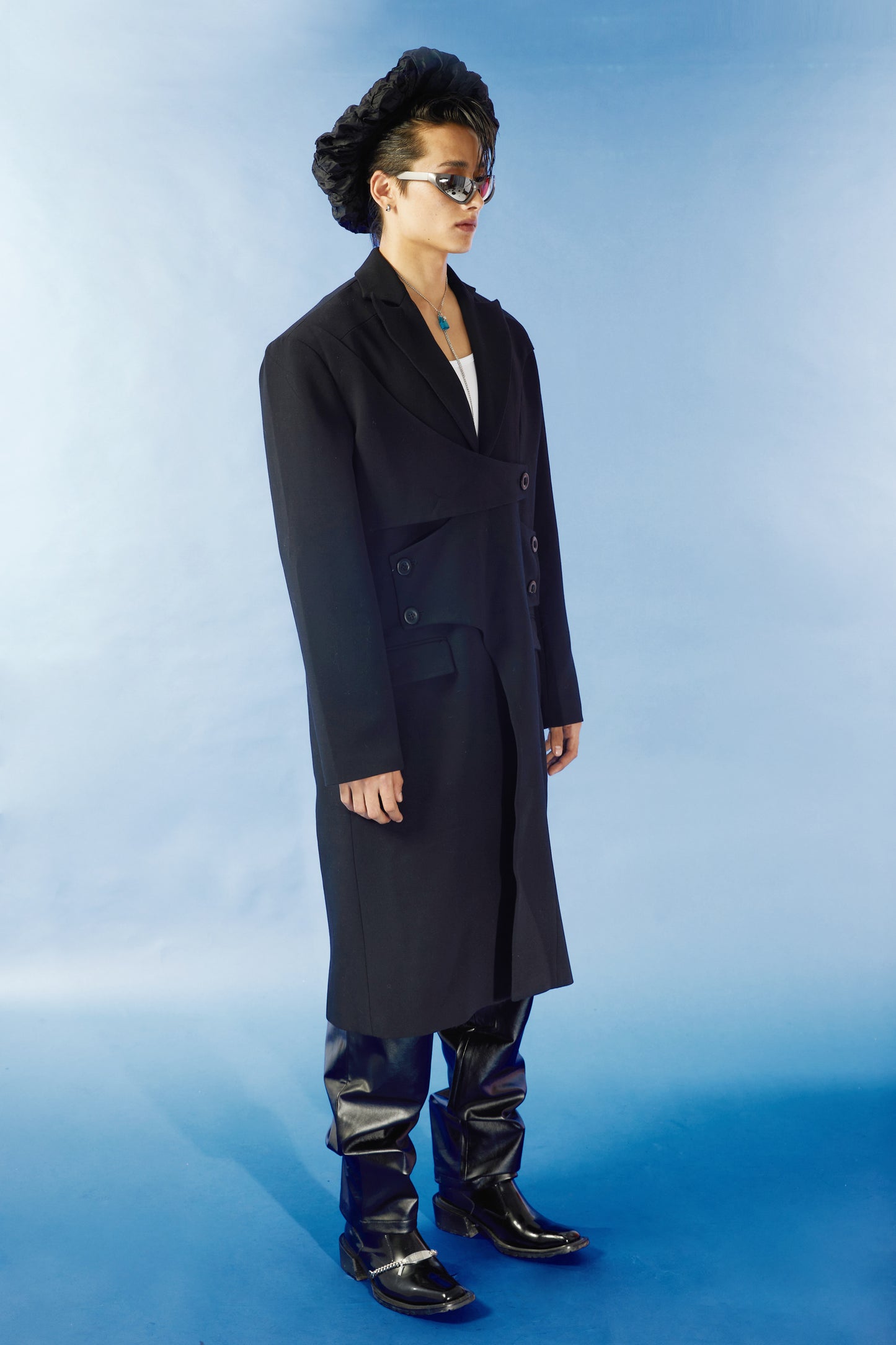 Silhouette casual trench coat