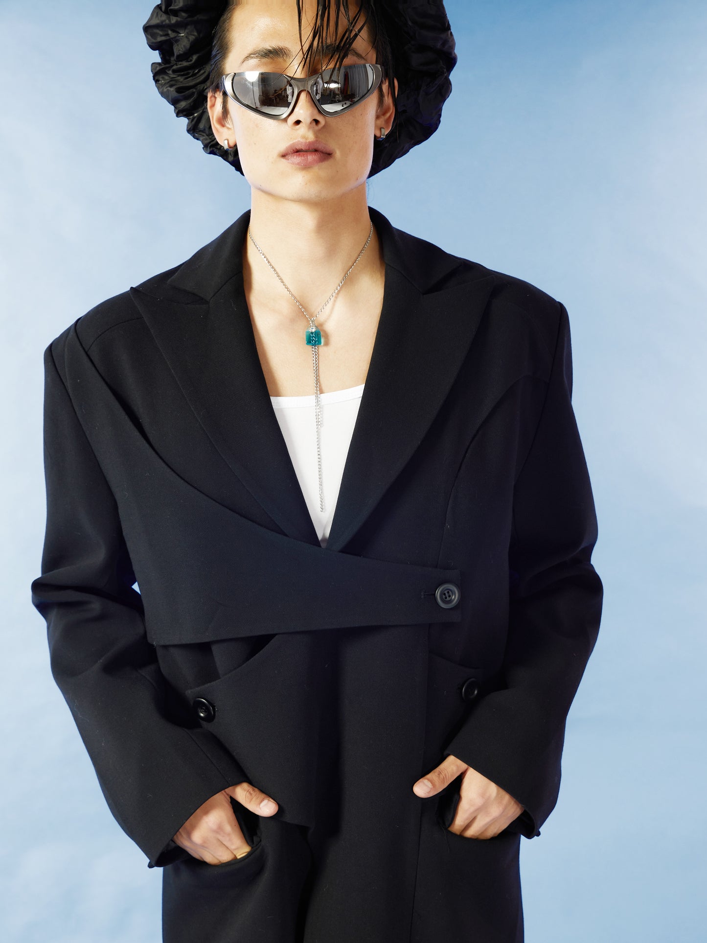 Silhouette casual trench coat