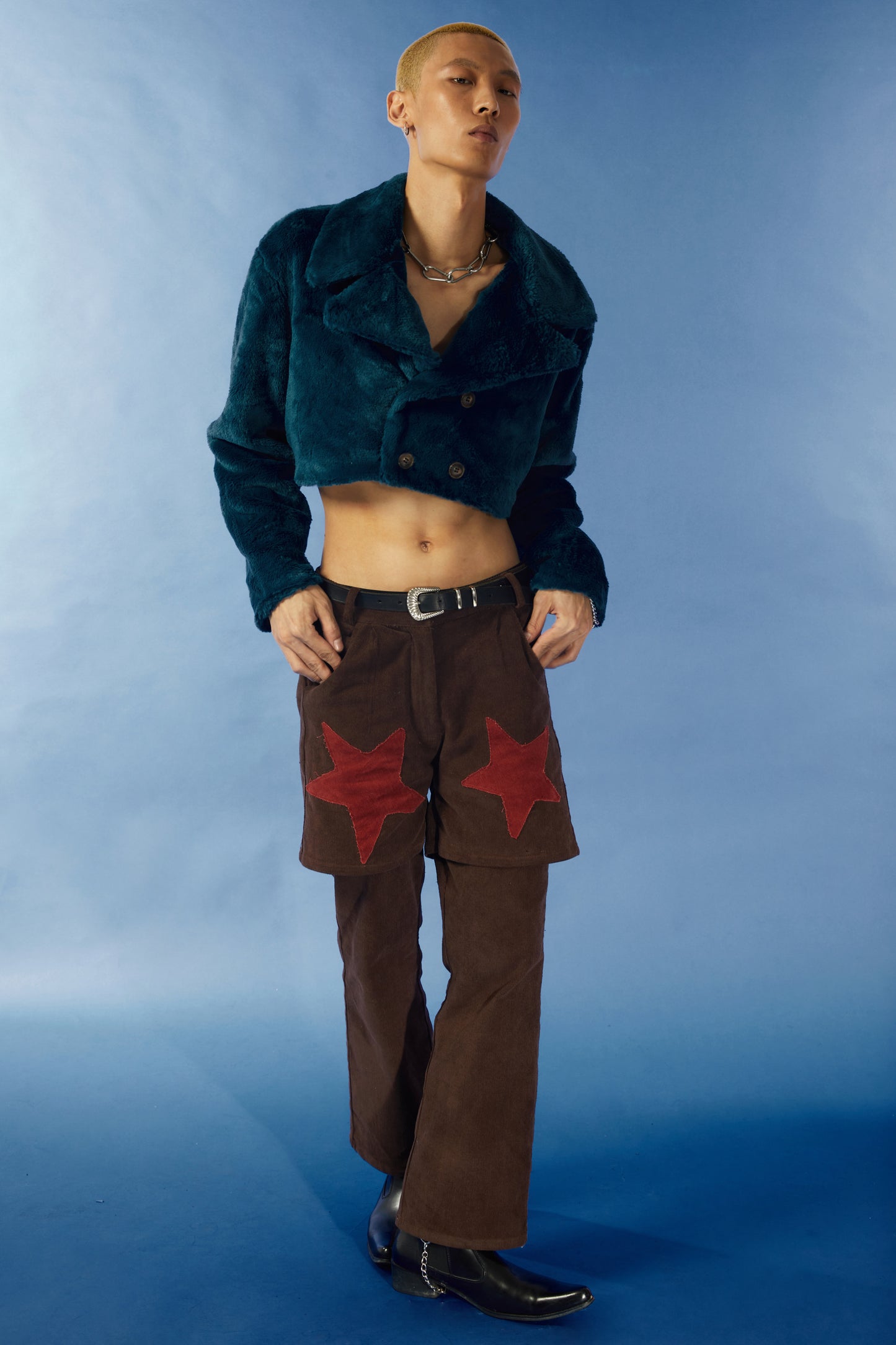 Wool double breasted coat