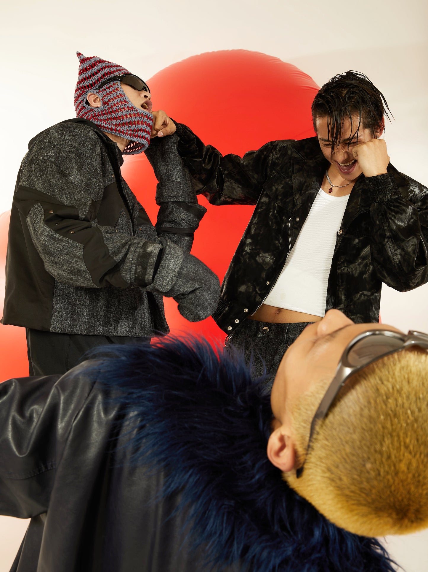 Hand woven hollow wool cap